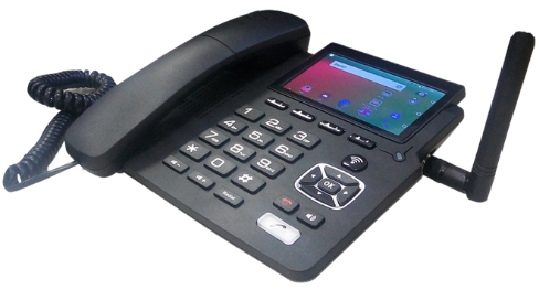 Wireless internet connection telephone